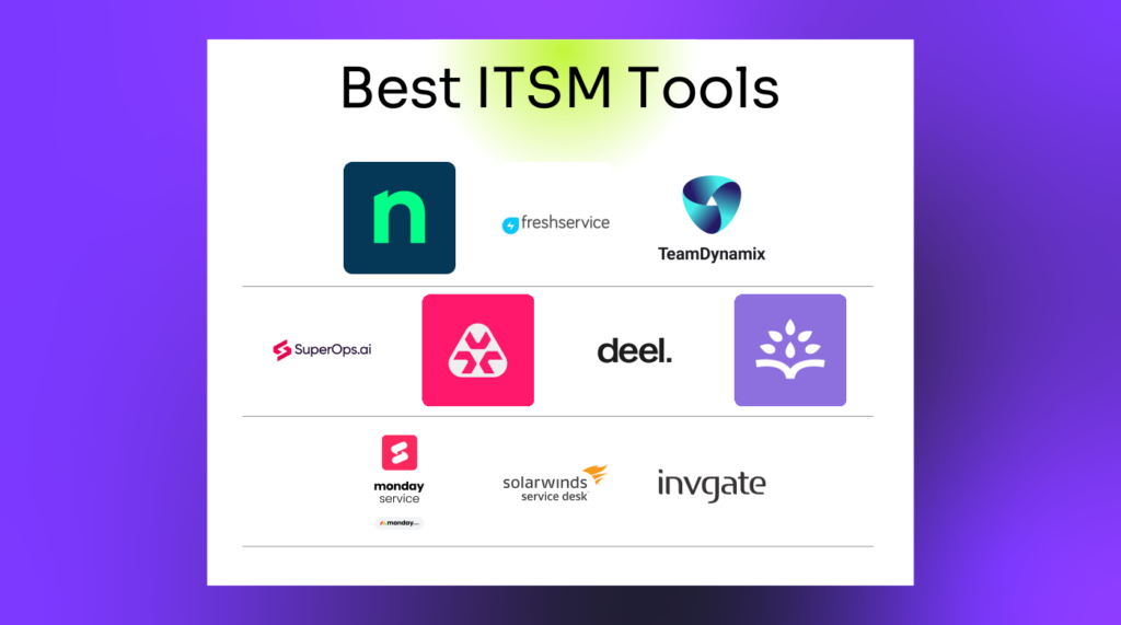 Best Best ITSM Tools logos 17359